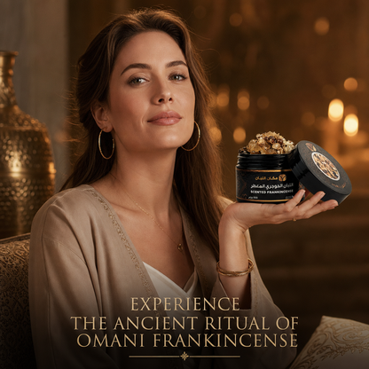 Premium Oud-Scented Frankincense Resin (100g) - Authentic Arabian Incense