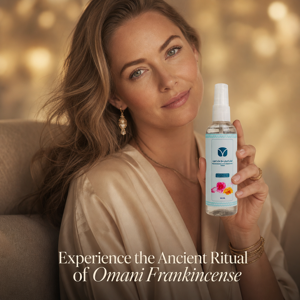 Frankincense Rose Water Toner - Authentic Omani Boswellia