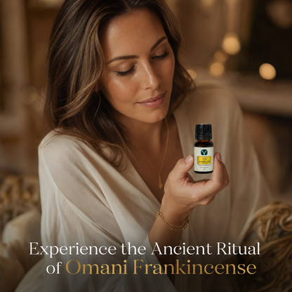 Pure Omani Frankincense Essential Oil - Distilled Boswellia (10ml)