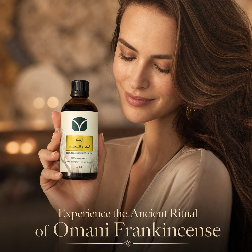 Premium Omani Frankincense Essential Oil - 100ml Pure Distilled Hojari Grade