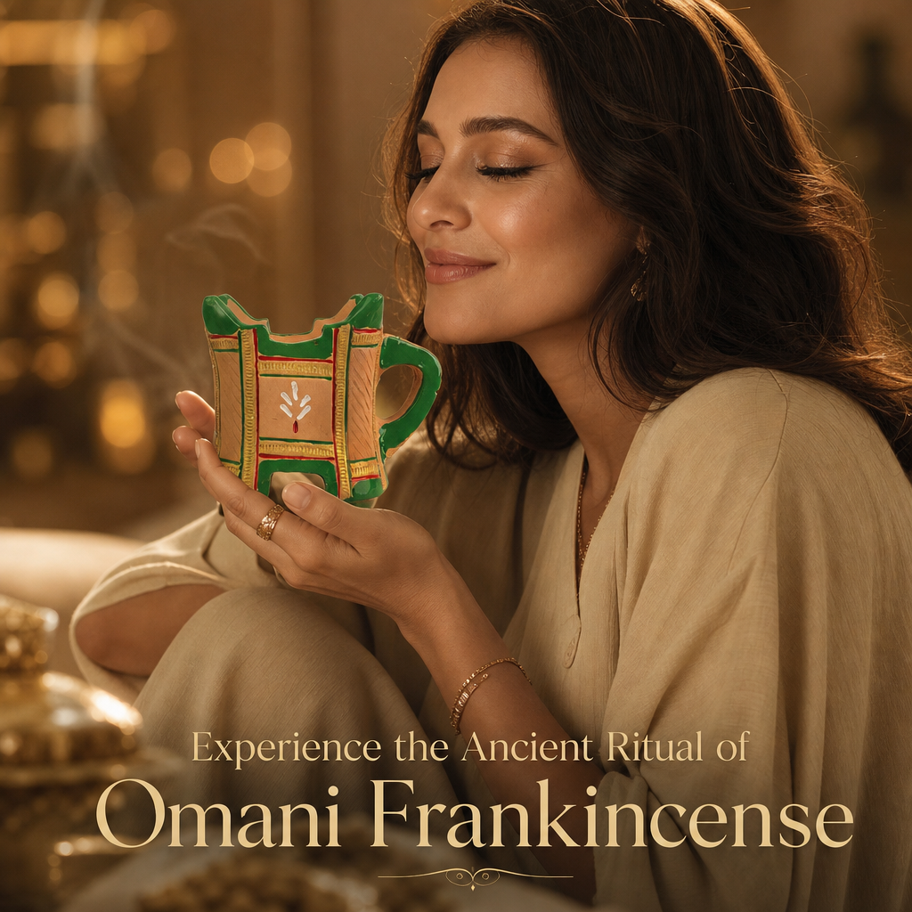 Authentic Omani Heritage Incense Burner - Traditional Frankincense Diffuser