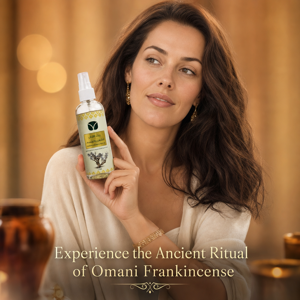 Premium Frankincense Hair & Body Oil - Authentic Omani Hojari