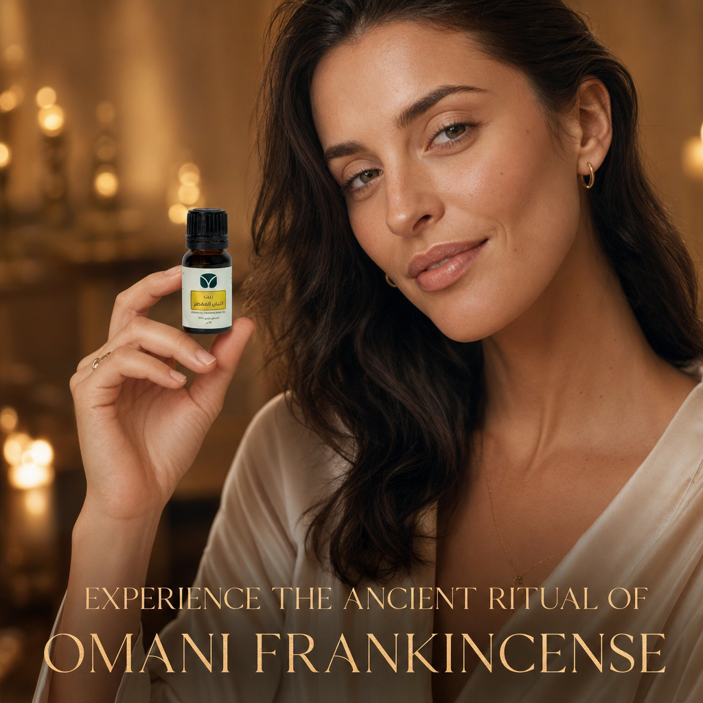 Pure Omani Frankincense Essential Oil - Distilled Boswellia (10ml)