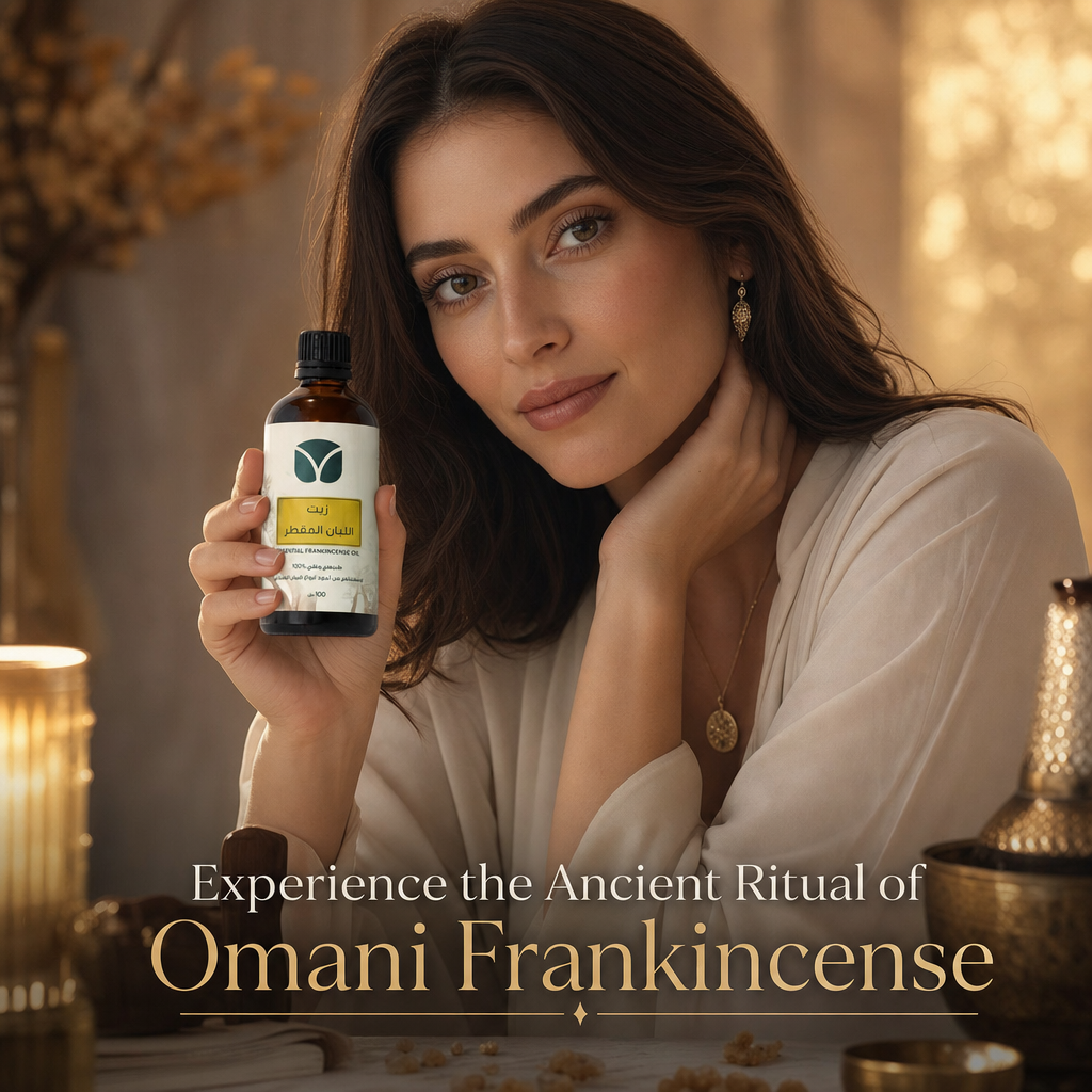 Premium Omani Frankincense Essential Oil - 100ml Pure Distilled Hojari Grade