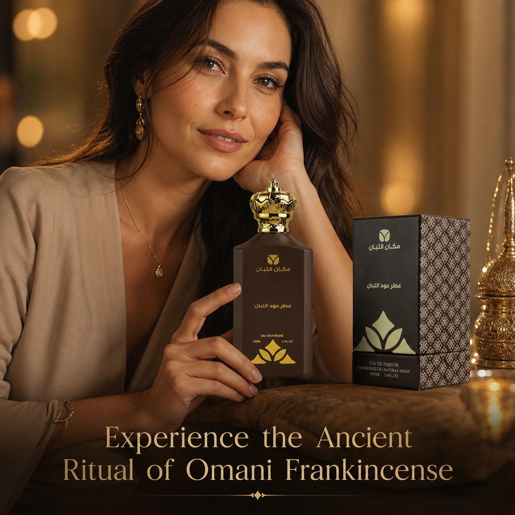Oud Frankincense Premium Perfume Oil (100ml) - Authentic Middle Eastern Fragrance